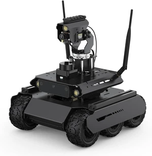 Waveshare UGV Rover ROS 2 Open-Source 6 Wheels 4WD AI Robot, Compatible with Jetson Orin Nano/NX, Dual Controllers, with Multi-Functional Driver Board and 360° Flexible Omnidirectional Pan-Tilt Waveshare UGV Rover ROS 2 Open-Source 6 Wheels 4WD AI Robot, Compatible with Jetson Orin Nano/NX, Dual Controllers, with Multi-Functional Driver Board and 360° Flexible Omnidirectional Pan-Tilt
