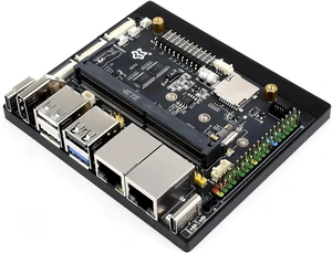 Waceshare Luckfox Core3576 Edge Computing Development Board, Rockchip RK3576 Octa-Core 2.2GHz Processor, Features A Big.Little Architecture, 6 Tops Computing Power NPU, 4GB RAM, 32GB eMMC Flash Waceshare Luckfox Core3576 Edge Computing Development Board, Rockchip RK3576 Octa-Core 2.2GHz Processor, Features A Big.Little Architecture, 6 Tops Computing Power NPU, 4GB RAM, 32GB eMMC Flash