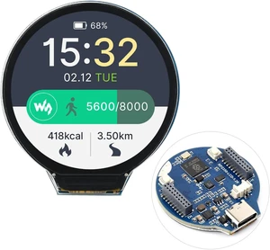 Waveshare RP2350 MCU Board, with 1.28inch Round LCD, Dual-core & Dual-Architecture Design, 240×240 Pixels, 65K Color, IPS Panel Waveshare RP2350 MCU Board, with 1.28inch Round LCD, Dual-core & Dual-Architecture Design, 240×240 Pixels, 65K Color, IPS Panel