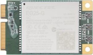 Waveshare Quectel EG25-G mPCIe Module, LTE Cat 4 Module with PCI Express Mini Card Form Factor, Supports Multiple Wireless Communication Modes, Integrates Multiple Industrial Standard Interfaces Waveshare Quectel EG25-G mPCIe Module, LTE Cat 4 Module with PCI Express Mini Card Form Factor, Supports Multiple Wireless Communication Modes, Integrates Multiple Industrial Standard Interfaces