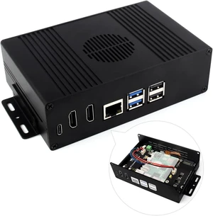 waveshare M.2 NVME PCIE Case for Raspberry Pi 5, with 2X HDMI Ports, Support 2X 4K Video Output/Efficient Cooling, Aluminum Alloy Case, with PCIe to M.2 Board, Support PCIe Extending to M.2 Interface waveshare M.2 NVME PCIE Case for Raspberry Pi 5, with 2X HDMI Ports, Support 2X 4K Video Output/Efficient Cooling, Aluminum Alloy Case, with PCIe to M.2 Board, Support PCIe Extending to M.2 Interface