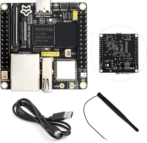 Waveshare Luckfox Pico Ultra RV1106 Linux Micro Development Board, Integrates ARM Cortex-A7/RISC-V MCU/NPU/ISP Processors, with 8GB EMMC, with Onboard WiFi Waveshare Luckfox Pico Ultra RV1106 Linux Micro Development Board, Integrates ARM Cortex-A7/RISC-V MCU/NPU/ISP Processors, with 8GB EMMC, with Onboard WiFi