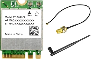 Waveshare RTL8822CE Wireless NIC, 2.4G/5GHz Dual-Band WiFi 5, BLT 5.0, High Speed and Low Latency, RTL8822CE-CG Core, High Speed Wireless Card, Compatible with Linux, Windows 10/11, etc. Waveshare RTL8822CE Wireless NIC, 2.4G/5GHz Dual-Band WiFi 5, BLT 5.0, High Speed and Low Latency, RTL8822CE-CG Core, High Speed Wireless Card, Compatible with Linux, Windows 10/11, etc.