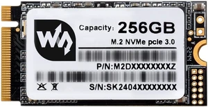 Waveshare 256GB Solid State Drive, SK M2 NVME 2242, 3D TLC Flash Memory, High-Speed Reading/Writing, More Reliable & Durable-256GB Waveshare 256GB Solid State Drive, SK M2 NVME 2242, 3D TLC Flash Memory, High-Speed Reading/Writing, More Reliable & Durable-256GB