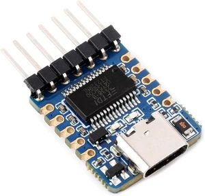 Waveshare USB to UART (TTL) Mini Communication Module, Compact Size, Over-Current/Over-Voltage Protection, Multi Systems Support, TTL Serial Converter, USB to TTL Converter, with pre-soldered Header Waveshare USB to UART (TTL) Mini Communication Module, Compact Size, Over-Current/Over-Voltage Protection, Multi Systems Support, TTL Serial Converter, USB to TTL Converter, with pre-soldered Header