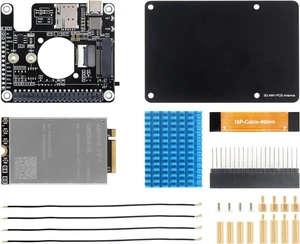Waveshare PCIe to 5G/4G/3G HAT Designed for Raspberry Pi 5, High-Speed Networking, Compatible with 3042/3052 Packages SIMCom/Quectel 5G Modules, Multi-OS Support, RM530N-GL 5G Module Waveshare PCIe to 5G/4G/3G HAT Designed for Raspberry Pi 5, High-Speed Networking, Compatible with 3042/3052 Packages SIMCom/Quectel 5G Modules, Multi-OS Support, RM530N-GL 5G Module