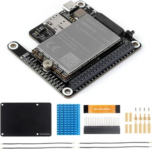 Waveshare PCIe to 5G/4G/3G HAT Designed for Raspberry Pi 5, High-Speed Networking, Compatible with 3042/3052 Packages SIMCom/Quectel 5G Modules, Multi-OS Support, RM520N-GL 5G Module Waveshare PCIe to 5G/4G/3G HAT Designed for Raspberry Pi 5, High-Speed Networking, Compatible with 3042/3052 Packages SIMCom/Quectel 5G Modules, Multi-OS Support, RM520N-GL 5G Module