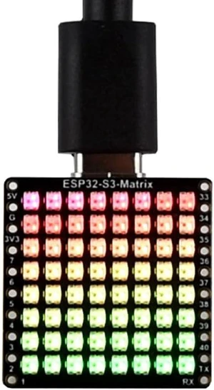 Waveshare ESP32-S3-Matrix Development Board, Onboard 8×8 RGB LED Matrix and QMI8658 Attitude Sensor, Supports Wi-Fi and Bluetooth LE, ESP32 Development Board Waveshare ESP32-S3-Matrix Development Board, Onboard 8×8 RGB LED Matrix and QMI8658 Attitude Sensor, Supports Wi-Fi and Bluetooth LE, ESP32 Development Board