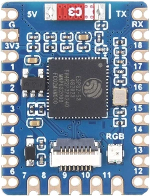 Waveshare ESP32-S3 Mini Development Board, Based On ESP32-S3FH4R2 Dual-Core Processor, 240MHz Running Frequency, Single Board Waveshare ESP32-S3 Mini Development Board, Based On ESP32-S3FH4R2 Dual-Core Processor, 240MHz Running Frequency, Single Board