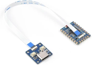 Waveshare ESP32-S3 Mini Development Board, Based On ESP32-S3FH4R2 Dual-Core Processor, 240MHz Running Frequency, Comes with Adapter Board and FPC Cable Waveshare ESP32-S3 Mini Development Board, Based On ESP32-S3FH4R2 Dual-Core Processor, 240MHz Running Frequency, Comes with Adapter Board and FPC Cable