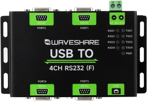 waveshare Industrial Isolated USB to 4CH RS232 Converter (DB9 Female Interface), Adopts Original FT4232HL Chip, Features High-Speed&Stable Communication, Compatible with Mac/Linux/Android/Windows... waveshare Industrial Isolated USB to 4CH RS232 Converter (DB9 Female Interface), Adopts Original FT4232HL Chip, Features High-Speed&Stable Communication, Compatible with Mac/Linux/Android/Windows...