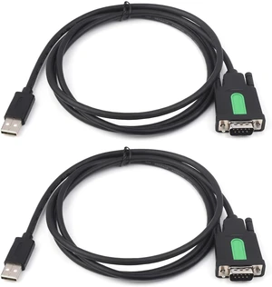 waveshare 2PCS Industrial USB to RS232 Adapter with Original FT232RL FTDI Chip, Compatible with OS Including Mac OS,Linux,Windows 11/10/8.1/8/7/XP,Length 1.5m, USB-TO-RS232-Male-Cable waveshare 2PCS Industrial USB to RS232 Adapter with Original FT232RL FTDI Chip, Compatible with OS Including Mac OS,Linux,Windows 11/10/8.1/8/7/XP,Length 1.5m, USB-TO-RS232-Male-Cable