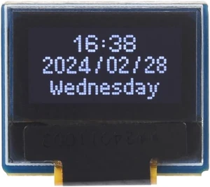 Waveshare 0.49inch OLED Display Module, Compatible with Raspberry Pi 5, 64×32 Resolution, I2C Communication, Black/White Display Color Waveshare 0.49inch OLED Display Module, Compatible with Raspberry Pi 5, 64×32 Resolution, I2C Communication, Black/White Display Color