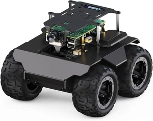 Waveshare RaspRover Open-Source 4WD AI Robot,Compatible with Raspberry Pi 4B, Dual Controllers, Computer Vision, PI4B-4GB Included Waveshare RaspRover Open-Source 4WD AI Robot,Compatible with Raspberry Pi 4B, Dual Controllers, Computer Vision, PI4B-4GB Included