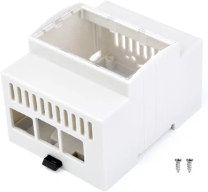 Waveshare DIN Rail ABS Case for Raspberry Pi 5, Large Inner Space, Injection Moduling Waveshare DIN Rail ABS Case for Raspberry Pi 5, Large Inner Space, Injection Moduling