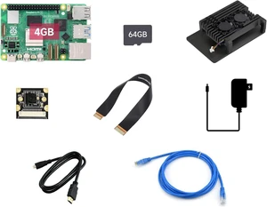 Waveshare Dual Camera Kit, Compatible with Raspberry Pi 5, Bundle with Raspberry Pi 5 4GB, 2pcs PI5-IMX219-120 Camera,TF Card 64GB, Power Supply and so on (8 Items) Waveshare Dual Camera Kit, Compatible with Raspberry Pi 5, Bundle with Raspberry Pi 5 4GB, 2pcs PI5-IMX219-120 Camera,TF Card 64GB, Power Supply and so on (8 Items)