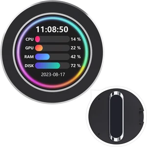 waveshare 2.1inch Round LCD Display, CPU/GPU Cooler, Black waveshare 2.1inch Round LCD Display, CPU/GPU Cooler, Black