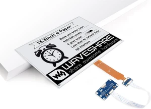 Waveshare 13.3inch E-Ink Display HAT (K) for Raspberry Pi, SPI Interface, Low Power Consumption, Wide Viewing Angle, Paper-Like Displaying Without Electricity Waveshare 13.3inch E-Ink Display HAT (K) for Raspberry Pi, SPI Interface, Low Power Consumption, Wide Viewing Angle, Paper-Like Displaying Without Electricity