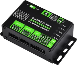waveshare USB to UART/I2C/SPI/JTAG Converter, Supports Multiple Interfaces, Compatible with 3.3V and 5V, Multiple Systems Support, Support Linux (Only for Raspberry Pi) waveshare USB to UART/I2C/SPI/JTAG Converter, Supports Multiple Interfaces, Compatible with 3.3V and 5V, Multiple Systems Support, Support Linux (Only for Raspberry Pi)