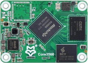 Waveshare Core3566 Module, Rockchip RK3566 Quad-Core Processor, Compatible with Raspberry Pi CM4, Without Wireless, 4GB RAM, 32GB eMMC Flash Waveshare Core3566 Module, Rockchip RK3566 Quad-Core Processor, Compatible with Raspberry Pi CM4, Without Wireless, 4GB RAM, 32GB eMMC Flash