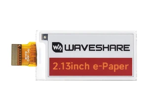 Waveshare 2.13inch E-Paper (G) Raw Display, 250x122, Red/Yellow/Black/White Waveshare 2.13inch E-Paper (G) Raw Display, 250x122, Red/Yellow/Black/White
