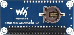 Waveshare SX1262 LoRaWAN Node Module Expansion Board, Compatible with Raspberry Pi 4B/3B/Zero/W/Pico - 868/915MHz, GNSS Function, CB Antenna Included Waveshare SX1262 LoRaWAN Node Module Expansion Board, Compatible with Raspberry Pi 4B/3B/Zero/W/Pico - 868/915MHz, GNSS Function, CB Antenna Included