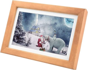 Waveshare 7.3inch ACeP 7-Color E-Paper with Solid Wood Photo Frame, Ultra-Long Standby, 800 × 480 Resolution, Batteries are Not Included Waveshare 7.3inch ACeP 7-Color E-Paper with Solid Wood Photo Frame, Ultra-Long Standby, 800 × 480 Resolution, Batteries are Not Included