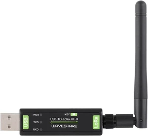 Waveshare USB to LoRa Data Transfer Module, Based On SX1262, Suitable for Data Acquisition in Industry and Agriculture-XTAL Crystal oscillator Waveshare USB to LoRa Data Transfer Module, Based On SX1262, Suitable for Data Acquisition in Industry and Agriculture-XTAL Crystal oscillator