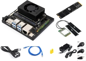Waveshare Jetson Orin Nano AI Development Kit for Embedded and Edge Systems 4GB Memory Jetson Orin Nano Module (5 Items),Comes with a Free 256 GB NVMe Solid State Drive Waveshare Jetson Orin Nano AI Development Kit for Embedded and Edge Systems 4GB Memory Jetson Orin Nano Module (5 Items),Comes with a Free 256 GB NVMe Solid State Drive