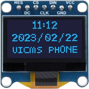 Waveshare 0.96inch OLED Display Module, 128×64 Resolution, SPI / I2C Communication, Blue Version Waveshare 0.96inch OLED Display Module, 128×64 Resolution, SPI / I2C Communication, Blue Version