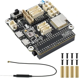 Waveshare General Driver Board for Robots, Compatible with Raspberry Pi and Jetson Nano, Based On ESP32, Multi-Functional, Supports WiFi, and ESP-Now Communications Waveshare General Driver Board for Robots, Compatible with Raspberry Pi and Jetson Nano, Based On ESP32, Multi-Functional, Supports WiFi, and ESP-Now Communications