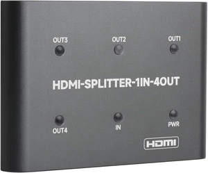 Waveshare HDMI 4k Splitter, 1 in 4 Out, Share One HDMI Source Waveshare HDMI 4k Splitter, 1 in 4 Out, Share One HDMI Source