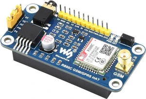 Waveshare R800C GSM/GPRS HAT Compatible with Raspberry Pi and Jetson Nano, Support 2G Communication Phone Call and SMS Waveshare R800C GSM/GPRS HAT Compatible with Raspberry Pi and Jetson Nano, Support 2G Communication Phone Call and SMS