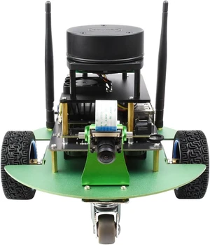 Waveshare JetBot Professional Version ROS AI Kit, Dual Controllers AI Robot, Lidar Mapping, Vision Processing, Includes Waveshare Jetson Nano Dev Kit 4GB (NOT Support Nano 2GB) Waveshare JetBot Professional Version ROS AI Kit, Dual Controllers AI Robot, Lidar Mapping, Vision Processing, Includes Waveshare Jetson Nano Dev Kit 4GB (NOT Support Nano 2GB)