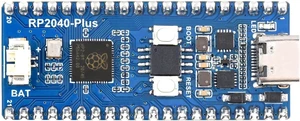 Waveshare RP2040-Plus, A Low-Cost, High-Performance Pico-Like MCU Board Based On Raspberry Pi Microcontroller RP2040 4MB with Pre-soldered Header Waveshare RP2040-Plus, A Low-Cost, High-Performance Pico-Like MCU Board Based On Raspberry Pi Microcontroller RP2040 4MB with Pre-soldered Header
