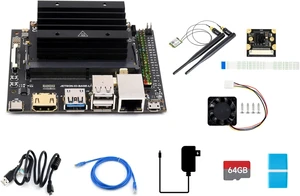 Waveshare Jetson Nano Development/Expansion Kit Lite Version, Optional Jetson Nano Core Module, with an 8 Megapixel (3280 x 2464) High-Definition Camera Waveshare Jetson Nano Development/Expansion Kit Lite Version, Optional Jetson Nano Core Module, with an 8 Megapixel (3280 x 2464) High-Definition Camera