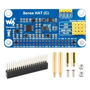 Waveshare Sense HAT C Type Compatible with Raspberry Pi, Onboard Multi Powerful Sensors, Supports External Sensors Waveshare Sense HAT C Type Compatible with Raspberry Pi, Onboard Multi Powerful Sensors, Supports External Sensors