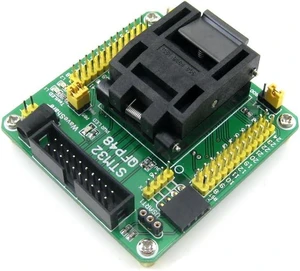 waveshare STM32-QFP64 STM32 Programming Adapter Test Socket for LQFP64 Package MCU 0.5mm Pitch waveshare STM32-QFP64 STM32 Programming Adapter Test Socket for LQFP64 Package MCU 0.5mm Pitch