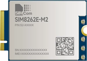WaveshareSIMCom Original 5G Module M.2 Form Factor, Qualcomm Snapdragon X62 WaveshareSIMCom Original 5G Module M.2 Form Factor, Qualcomm Snapdragon X62