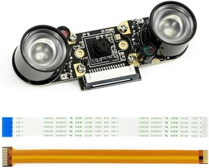 waveshare Camera IMX219 Sensor 8 Megapixels Infrared Night Vision 77° FOV Compatible with CM3/3+/4 Supports Jetson Nano/Jetson Xavier NX waveshare Camera IMX219 Sensor 8 Megapixels Infrared Night Vision 77° FOV Compatible with CM3/3+/4 Supports Jetson Nano/Jetson Xavier NX