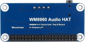 Waveshare Sound Card HAT Integrates WM8960 Stereo CODEC Compatible with Raspberry Pi Waveshare Sound Card HAT Integrates WM8960 Stereo CODEC Compatible with Raspberry Pi