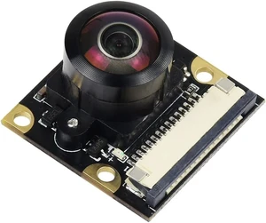 Waveshare Cemera Module M Type Compatible with Raspberry Pi Fisheye Lens Wider Field of View Waveshare Cemera Module M Type Compatible with Raspberry Pi Fisheye Lens Wider Field of View