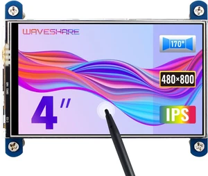 Waveshare 4inch Resistive Touch Screen LCD 480×800 HDMI IPS Display Compatible with Raspberry Pi 4B/3B+/3A+/3B/2B/1B+/1A+/Zero 2 W/Zero W/Zero Works as a Computer Monitor (No Touch) Waveshare 4inch Resistive Touch Screen LCD 480×800 HDMI IPS Display Compatible with Raspberry Pi 4B/3B+/3A+/3B/2B/1B+/1A+/Zero 2 W/Zero W/Zero Works as a Computer Monitor (No Touch)