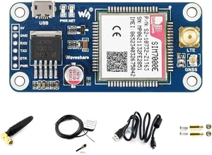 Waveshare NB-IoT/Cat-M/Edge/GPRS Module Compatible with Raspberry Pi Series Boards Based on SIM7000E Waveshare NB-IoT/Cat-M/Edge/GPRS Module Compatible with Raspberry Pi Series Boards Based on SIM7000E