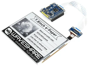 Waveshare E-Paper Display in 7.8inch with IT8951 Driver HAT Compatible with Raspberry Pi Black/White Display Color Waveshare E-Paper Display in 7.8inch with IT8951 Driver HAT Compatible with Raspberry Pi Black/White Display Color