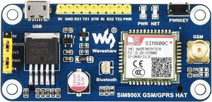 Waveshare SIM800C GSM/GPRS HAT Compatible with RRaspberry Pi 5/4B/3B/Zero/Zero W/Zero 2W/Pico/Pico W/Pico WH/Jetson Nano 2G Communication Data Transmission Waveshare SIM800C GSM/GPRS HAT Compatible with RRaspberry Pi 5/4B/3B/Zero/Zero W/Zero 2W/Pico/Pico W/Pico WH/Jetson Nano 2G Communication Data Transmission