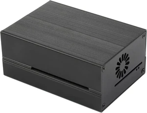 Waveshare Stripe Aluminum Cooling Case for Raspberry Pi 4 Built-in Active Radiator with Fins Waveshare Stripe Aluminum Cooling Case for Raspberry Pi 4 Built-in Active Radiator with Fins