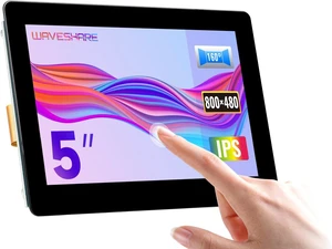 waveshare 5inch Capacitive IPS Touch Display Compatible with Raspberry Pi 5/4B/3B+/3A+/3B/2B/B+/A+/ CM3/3+/4 800×480 Resolution DSI Interface Low Power Consumption waveshare 5inch Capacitive IPS Touch Display Compatible with Raspberry Pi 5/4B/3B+/3A+/3B/2B/B+/A+/ CM3/3+/4 800×480 Resolution DSI Interface Low Power Consumption