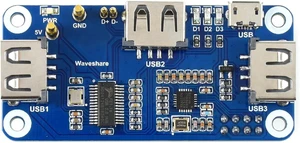 Waveshare PoE Ethernet/USB HUB HAT, Compatible with Raspberry Pi Zero/Zero W/4B/3B/3B+, 3X USB 2.0 Ports, 802.3af-Compliant Waveshare PoE Ethernet/USB HUB HAT, Compatible with Raspberry Pi Zero/Zero W/4B/3B/3B+, 3X USB 2.0 Ports, 802.3af-Compliant
