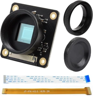waveshare HQ Camera for Raspberry Pi Compute Module/Jetson Nano with 12.3MP IMX477 Sensor High Sensitivity Supports C- and CS-Mount Lenses waveshare HQ Camera for Raspberry Pi Compute Module/Jetson Nano with 12.3MP IMX477 Sensor High Sensitivity Supports C- and CS-Mount Lenses